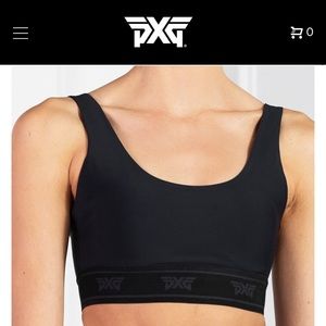 New Without Tags PXG Womens Black Sports Bra size small